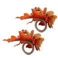 thumbnail image 3 of Servilletero Con Decoración De Flores Artificiales, Hebilla De Servilleta De Calabaza De Acción De Gracias, Flor Artificial Duradera Y Resistente Al Desgaste Para Navidad Para, 3 of 7