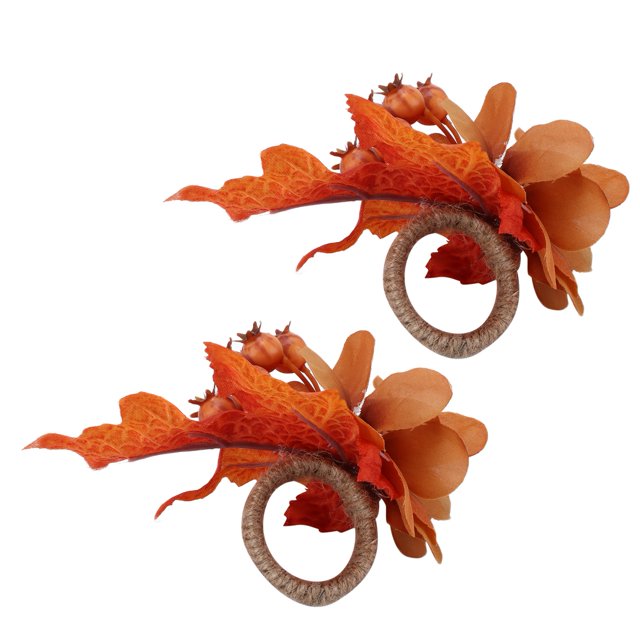 Decoración De Halloween, Flor Artificial, Cuerda De Cáñamo, Resistente Al Desgaste, Decoración De Halloween, Servilletero, De Moda, Para Navidad, Aniversario