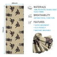 thumbnail image 2 of Cute Labrador Hot Yoga Mat Towel Non Slip for Hot Yoga - Quick-Drying Yoga Mat Cover with 4 Corner Pockets with Travel Bag - Hot Yoga Towel Non Slip Grip Moisture Wicking Sweat 70"x26", 2 of 6