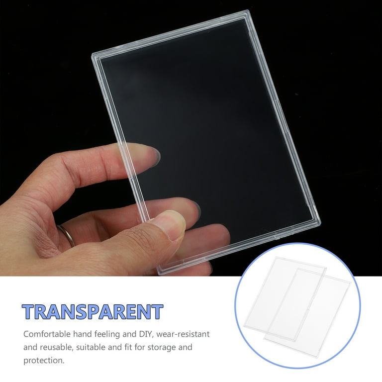 Greenadscape Clear Card Sleeves Card Sleeve Transparent 10pcs - Walmart.com