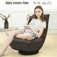 thumbnail image 2 of Gymax Chaise de Sofa Réglable 4 Positions Chaise Pliante Pivotante à 360 Degrés, 2 of 7