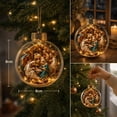 thumbnail image 4 of TACILIP Home Decor, 1PC Nativity Scene Christmas Ornament Clear Ball Holy Birth Of Hanging Ornament Religious Christmas Tree Decor Acrylic Manger Scene Bauble With Warm Light, Womens Gifts, 4 of 7