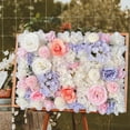 thumbnail image 6 of S SERENABLE Artificial Flower Panel Rose Backdrop Floral Decorative Valentines Day Decor Background for Wedding Stage Ceremony Wall Decor C, 6 of 8