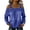 IA01_Dark Blue, variant on Dwellite Denim Cold Shoulder Tops for Women Casual Long Sleeve Adjustable Straps Off the Shoulder Strapless Jean Blouses Dark Blue L