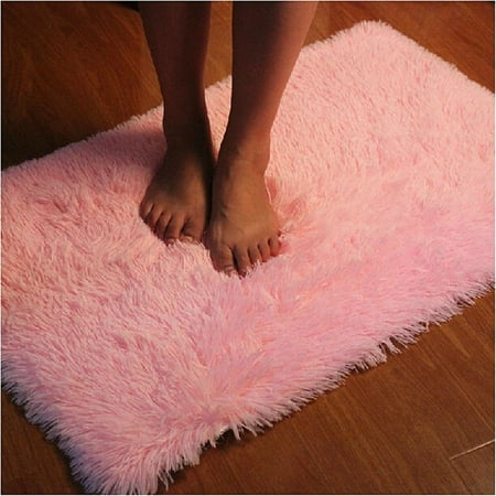 Rugs Carpets For Sale Modern Rectangle Soft Plush Fluffy Shaggy Area Rug Carpet Mat Cushion Pad For Home Living Room Bedroom Floor 40x60cm Anti-skid ()