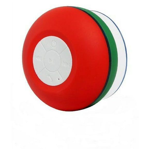 NeeGo Wireless Bluetooth Shower Speaker Water Resistant with Built-in Mic and LED Lights Compatible with All Bluetooth Devices