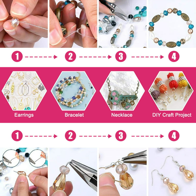 Wire Wrapped Jewelry Craft Kit, DIY Craft Kit, Gifts