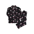 thumbnail image 4 of Angelina Cozy Fleece Notch Collar Pajama Set with Pockets (1-Pack), 4 of 4