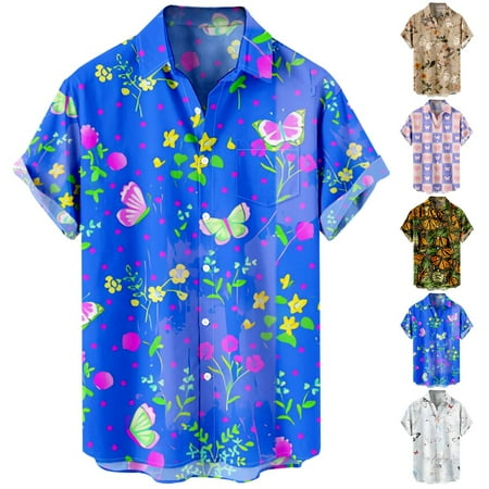 

Men Dad Collared T-Shirts with Chest Pocket Soft Clothing Apparel for Boys 5-14 Years