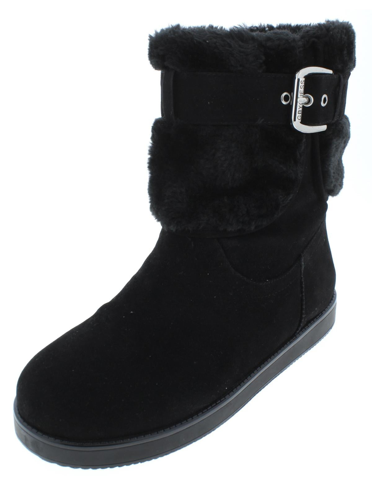 G by Guess Womens Amburr Faux Suede Cold Weather Winter Boots - Walmart.com