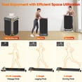 thumbnail image 3 of AKLUER 2-in-1 Walking Pad Treadmill with Incline & Foot Massage, 2.5HP Quiet Motor, Portable Design, LED Display, 0.6–4.0 MPH, 330 lb Capacity, 3 of 8