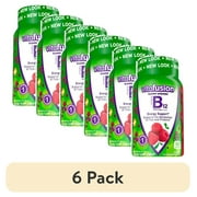(6 pack) Vitafusion B12 Gummy Vitamins, Delicious Raspberry Flavor, 60ct (30 Day Supply)