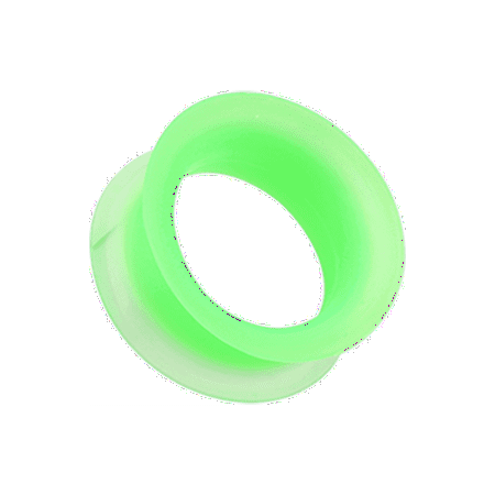 

Ultra Thin Flexible Silicone Ear Skin Double Flared Tunnel Plug