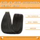 thumbnail image 3 of Extensiones de pelo YDDM Natural Black con cinta adhesiva, 40 unidades, 50 cm, 3 of 7