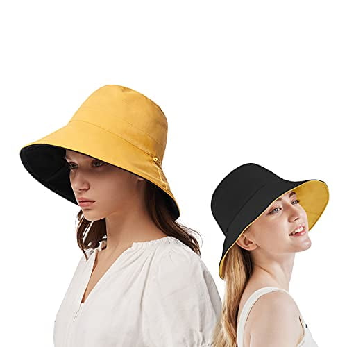 Saydy Reversible Sun Hat For Women, Silky Bucket Summer Hats Certified Upf 50+ Uv Protection For Hiking, Garden