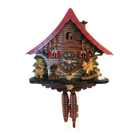 Alexander Taron 10" Engstler Weight-Driven Full Size Cuckoo Wall Clock