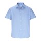 thumbnail image 3 of Blusa y camisa de manga corta con cuello vuelto para hombre, camisa informal de negocios con solapa y bolsillo de manga corta a rayas para hombre, blusa para hombre, 3 of 5
