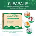 thumbnail image 2 of Láminas de detergente para ropa CLEARALIF de hasta 160 cargas sin perfume, 2 of 6
