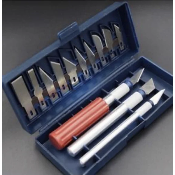Hobby Craft Knife Blade Hobby Box Set 16-Pieces Exacto Style