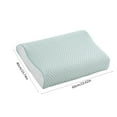 thumbnail image 3 of EazyTech Cooling Massage Pillowcase for Contoured Support ,16x24in Breathable Thin Summer Pillow Case for Neck, Cervical Pillow,Latex Pillow ,Wrinkle & Stain Resistant for Home Comfort Green, 3 of 8