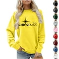 thumbnail image 2 of ShiShine Merry Christmas Fall Sweatshirt for Women Funny Xmas Shirt Long Sleeve Crewneck Pullover Tops, 2 of 6