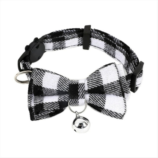 B-Cute Collar para Gatos Collares para Perros y Cachorros Pequeños Collar con Lazo para Gatitos Collar con Lazo y Campana para Perros y Gatos