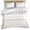beige, variant on Navy Blue Grey Stripe Bedding 3 Piece Duvet Cover Set Queen Size, Modern Art Horizontal Striped Soft Microfiber Comforter Cover with Zipper Closure & Pillowcases, Wrinkle & FadeResistant Quilt Cover