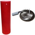 thumbnail image 2 of Lroom Indoor Hanging Lantern, Red Frosted Glass, Interior Pendant Lights, Lighting Fixture, WMT2165, 2 of 2