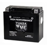 Yuasa YTX20H Factory Activated AGM Maintenance Free 12V Battery, 18Ah, 310 CCA, Sealed Spill-Proof (YUAM72RBH)