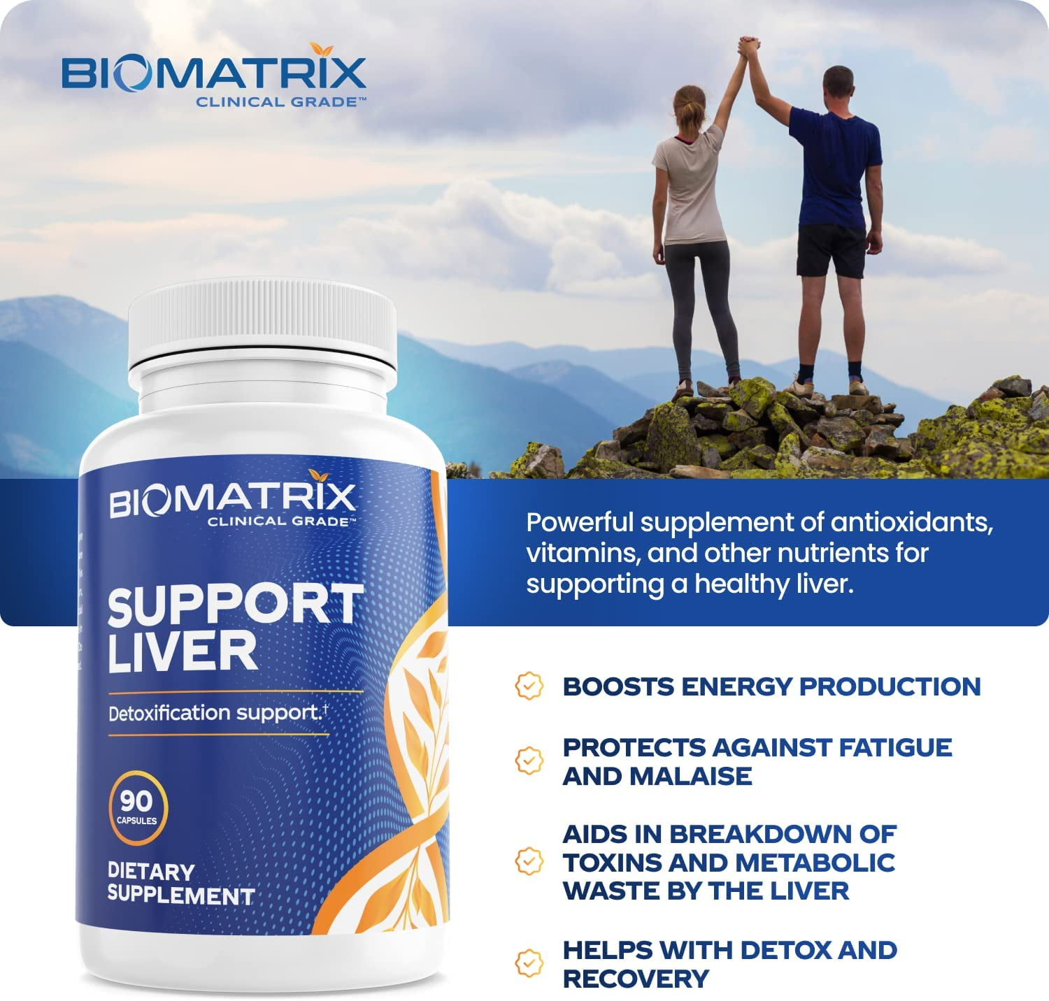 Liver Support Cleanse Detox & Repair Supplement with Milk Thistle, Artichoke Leaf Extract, L-Methionine, & L-Taurine - Assists in Liver Detox, Tissue Repair (90 Capsules)