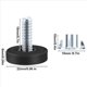 thumbnail image 4 of 160 Piezas Niveladores de Muebles Ajustables con Rosca M6 Tornillos en Patas de Silla Pies de Muebles Ajustables Niveladores de Patas, 4 of 9