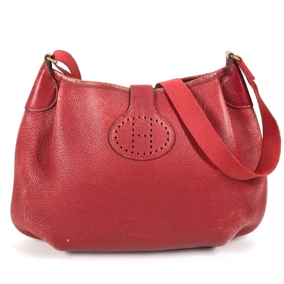 Pre-Owned HERMES Vintage Rodeo de Bag, Crossbody Pochette Shoulder Leather,... (Fair)