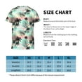 thumbnail image 4 of Honeii Tropical Summer Palm Print Youth Short Sleeve T-Shirt,Boys Athletic Shirt,Quick Dry Short Sleeve Performance Moisture Wicking T Shirt, 4 of 6