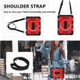 thumbnail image 6 of ELEHOLD Case for Apple iPad 10th Gen, Shockproof Case with 360°Rotating Adjustable Shoulder Hand Strap & Stand,Red, 6 of 8
