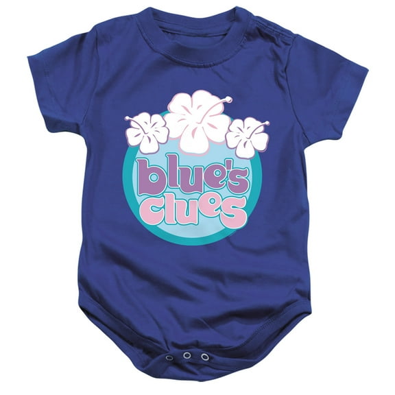 Blue's Clues (Classic) Hawaiian Flowers Unisex Infant Snap Suit for Baby