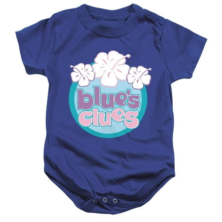 

Blue s Clues (Classic) Hawaiian Flowers Unisex Infant Snap Suit for Baby