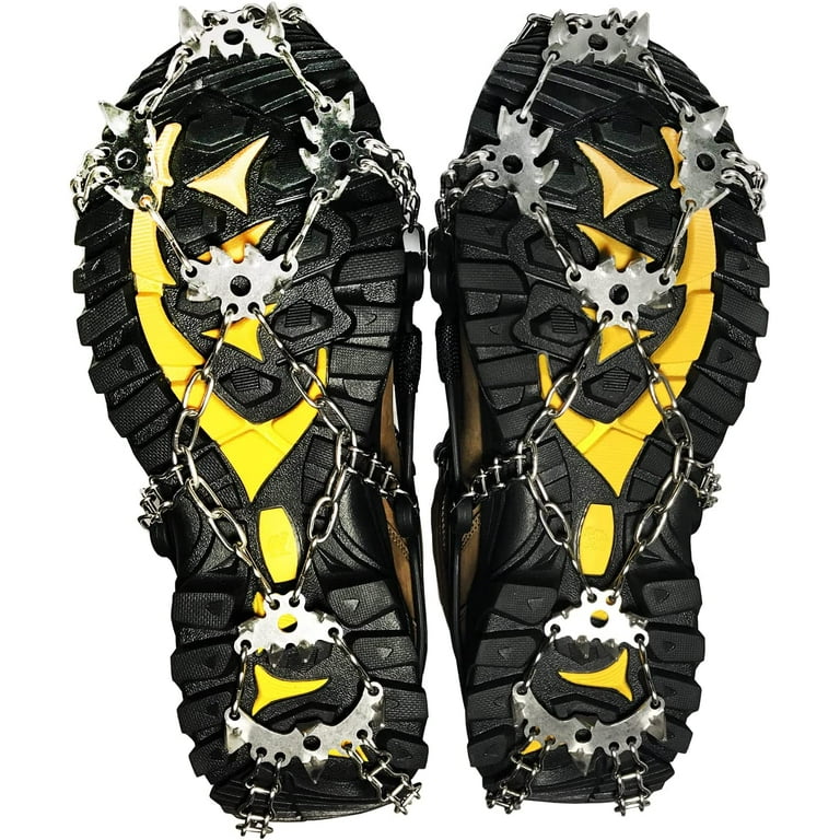 Crampons Traction Ice Cleats Ice Snow Grips with Anti Slip 24