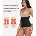 thumbnail image 3 of MANIFIQUE Seamless Waist Trainer for Women, Adjustable 3 Rows Hooks Tummy Control Waist Cincher, Anti-Roll Boned Shapewear Corset, Breathable Body Shaper for Daily Wear Postpartum, 3 of 6