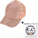 thumbnail image 2 of Ponycap Messy High Bun Ponytail Adjustable Glitter Mesh Trucker Baseball Cap, 2 of 5