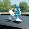 thumbnail image 5 of Motion Activated Wizard Dashboard Ornament For Cars, Spinning Drift Figure With Adhesive Base, Compact Car Decor For Windshield Or Console, Whimsical Gift For Fans Of Fantasy And Road Trips, 5 of 7