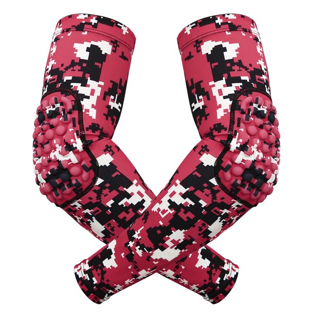 HDE Padded Compression Arm Sleeves Elbow Protector for Kids Basketball