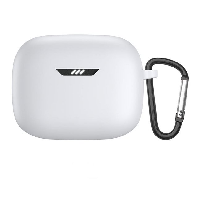 Silicone Protective Case +Hook for JBL Tune Buds - Shockproof Charging Box Cover (5 Colors) - Dustproof, Washable Skin
