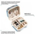 thumbnail image 2 of Pigeons Travel Portable Square Jewelry Organizer: Necklace Holder, Bracelet Holder, and More for Stylish Girls and Women, 2 of 6