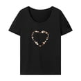 thumbnail image 1 of Camiseta para mujer verano transpirable suave simple cuello redondo camisa para camping playa S, 1 of 7