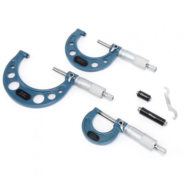 Outside Micrometer, With Storage Box Outside Diameter Measurement Tool, Wear Resistant Outside Diameter For Precise Measure Jewelry Detection Precise Machining