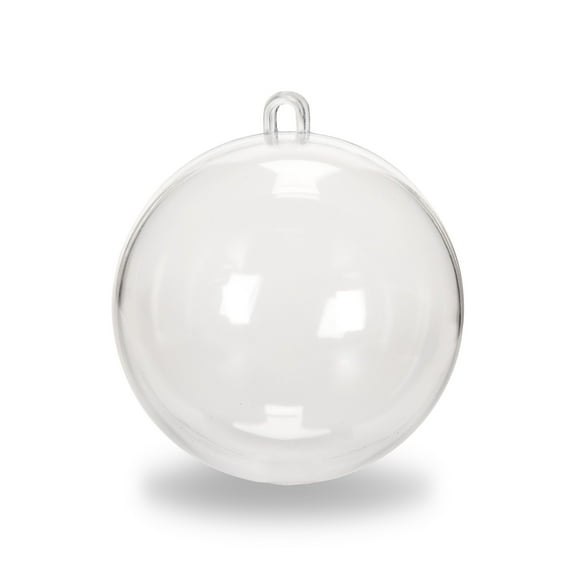 Darice Plastic Ball Ornament, 70mm, Clear -1 Ball