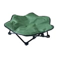 thumbnail image 1 of Caseta de camping para mascotas, plataforma elevada para gatos y perros, cómoda, fácil de limpiar, desmontable. Verde L, 1 of 8