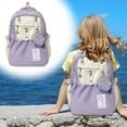 thumbnail image 2 of ZMKIAG 19.6 Inch Cute Backpack - Colorful Star Design Bookbag with Adjustable Shoulder Strap - Perfect for Junior High 𝗦𝗰𝗵𝗼𝗼𝗹 Students - Fashionable & Functional 𝗦𝗰𝗵𝗼𝗼𝗹 Accessory, 2 of 9