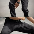 thumbnail image 5 of Lumtrix Cargo Pants For Men Construction Hiking Work Pants Lightweight Breathable Travel Pant With Multi Pockets Black M, 5 of 7