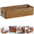 thumbnail image 4 of Woven Basket Imitation Rattan Desktop Storage Basket Sundries Storage Basket, 4 of 5